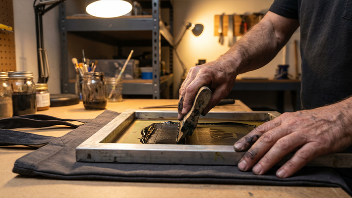 logo baskılı çanta serigrafi baskı yöntemi