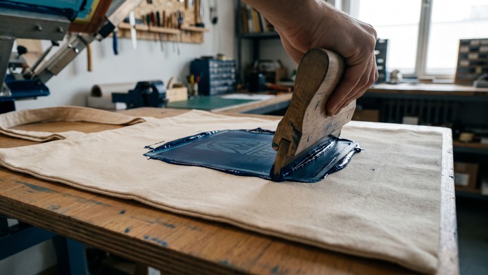 Promosyon çanta imalatında serigrafi baskı ve logo uygulama süreci