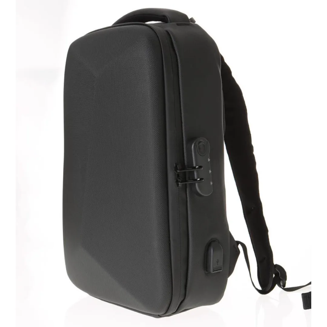 USB Girişli Şifreli Hardcase Laptop Sırt Çantası EYE1925 görsel 3