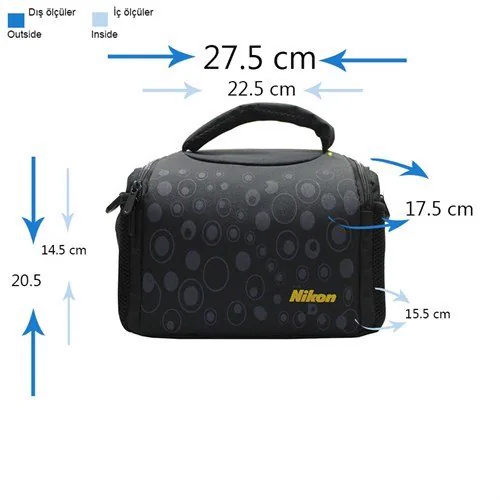 Nikon Kare Fotoğraf Makinesi Çantası NIKONKARE görsel 3